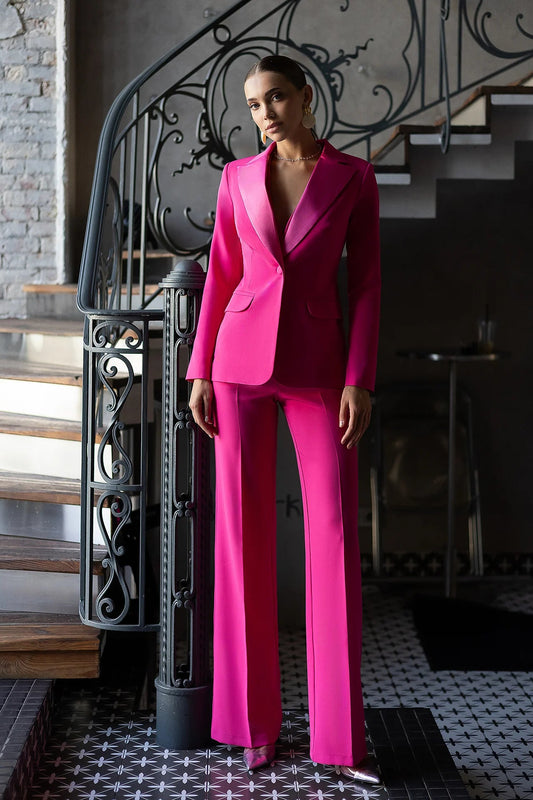 Costum 3 Piese Iris Fuchsia