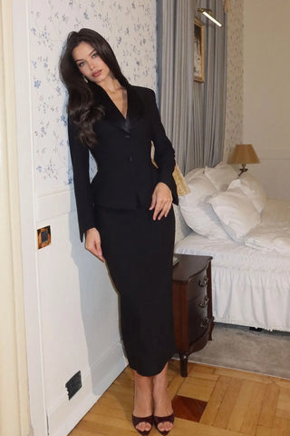 Costum Coco Negru