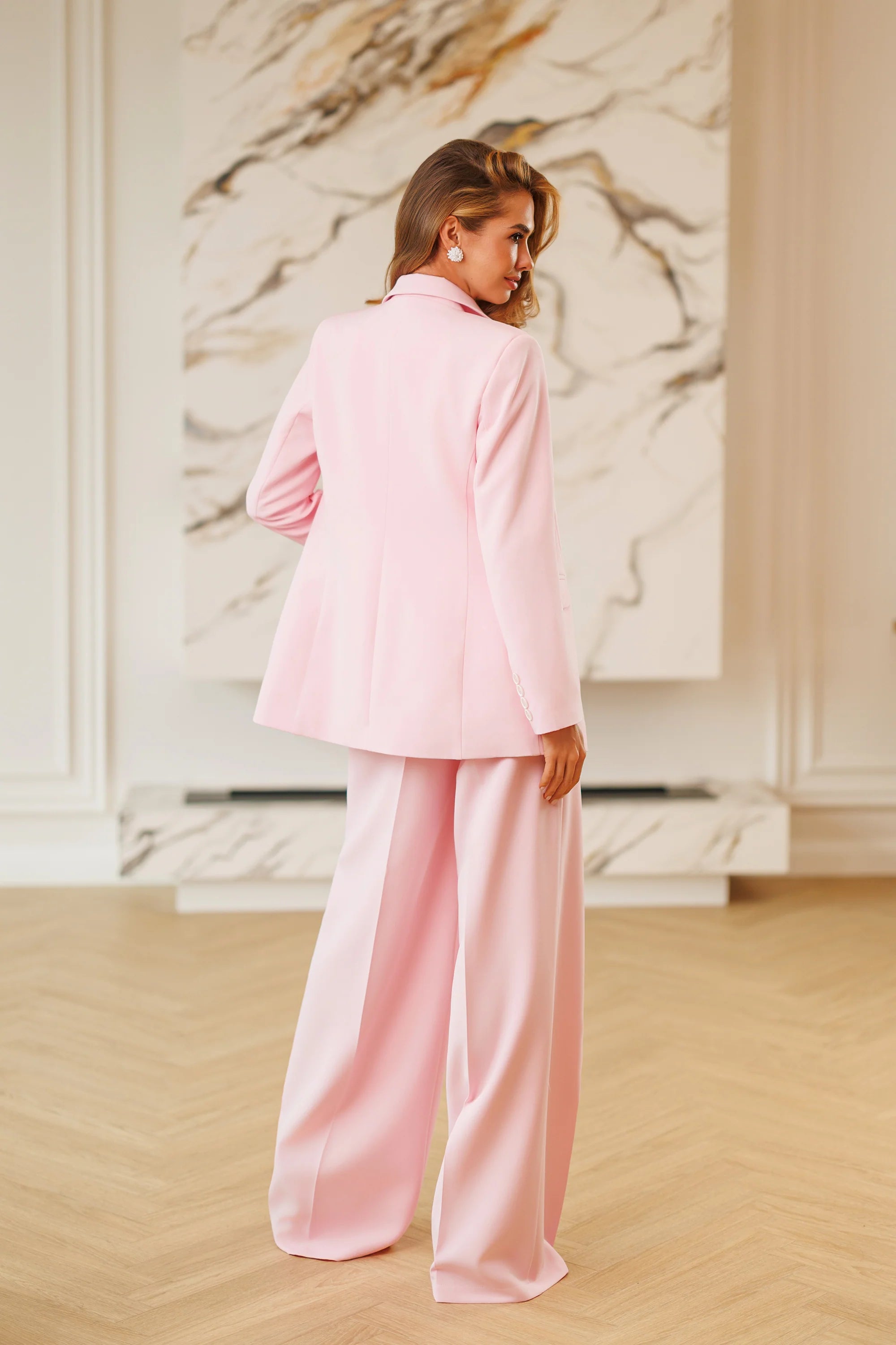Costum Camellia Baby Pink