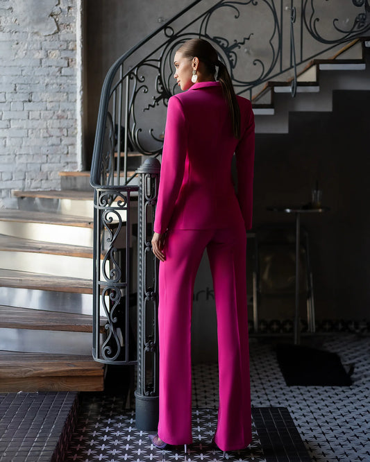 Costum 3 Piese Iris Fuchsia
