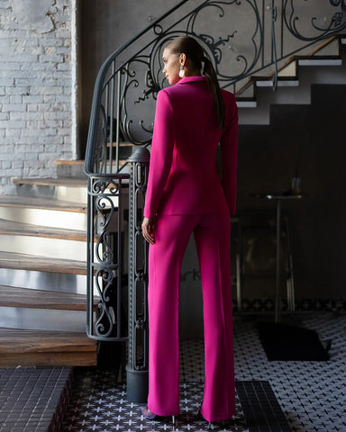 Costum 3 Piese Iris Fuchsia