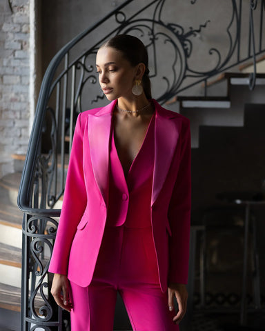 Costum 3 Piese Iris Fuchsia