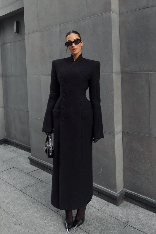 Palton Naeline Negru