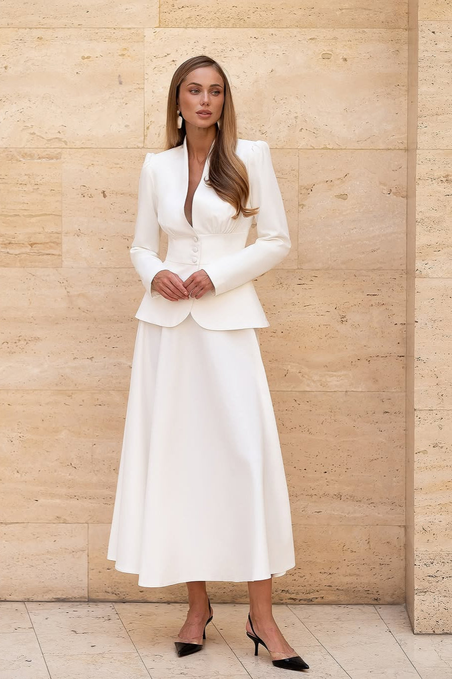 Costum Elise Alb