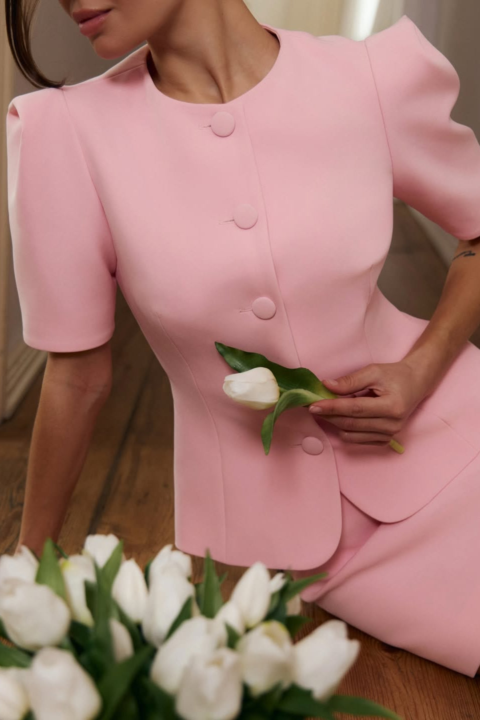 Costum Maia Baby Pink