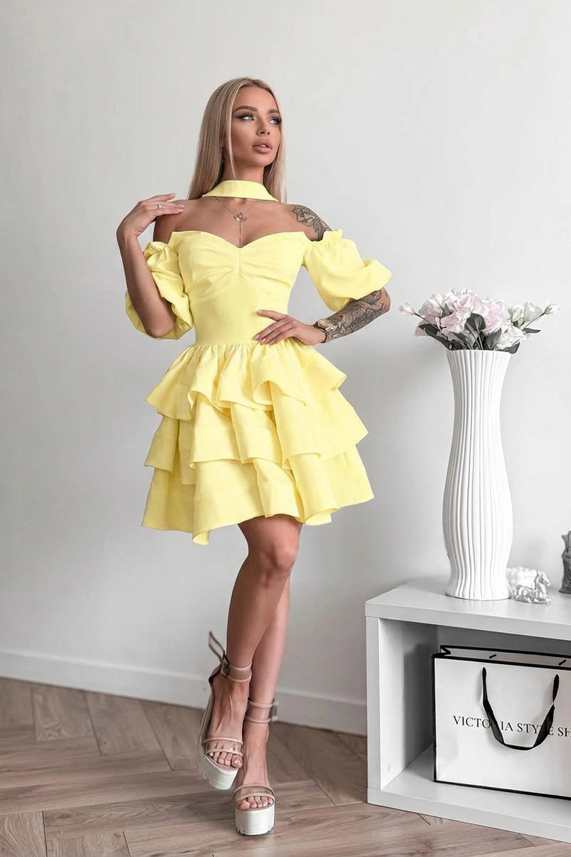 Rochie Cinderella Baby Yellow