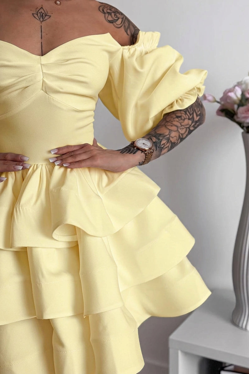 Rochie Cinderella Baby Yellow