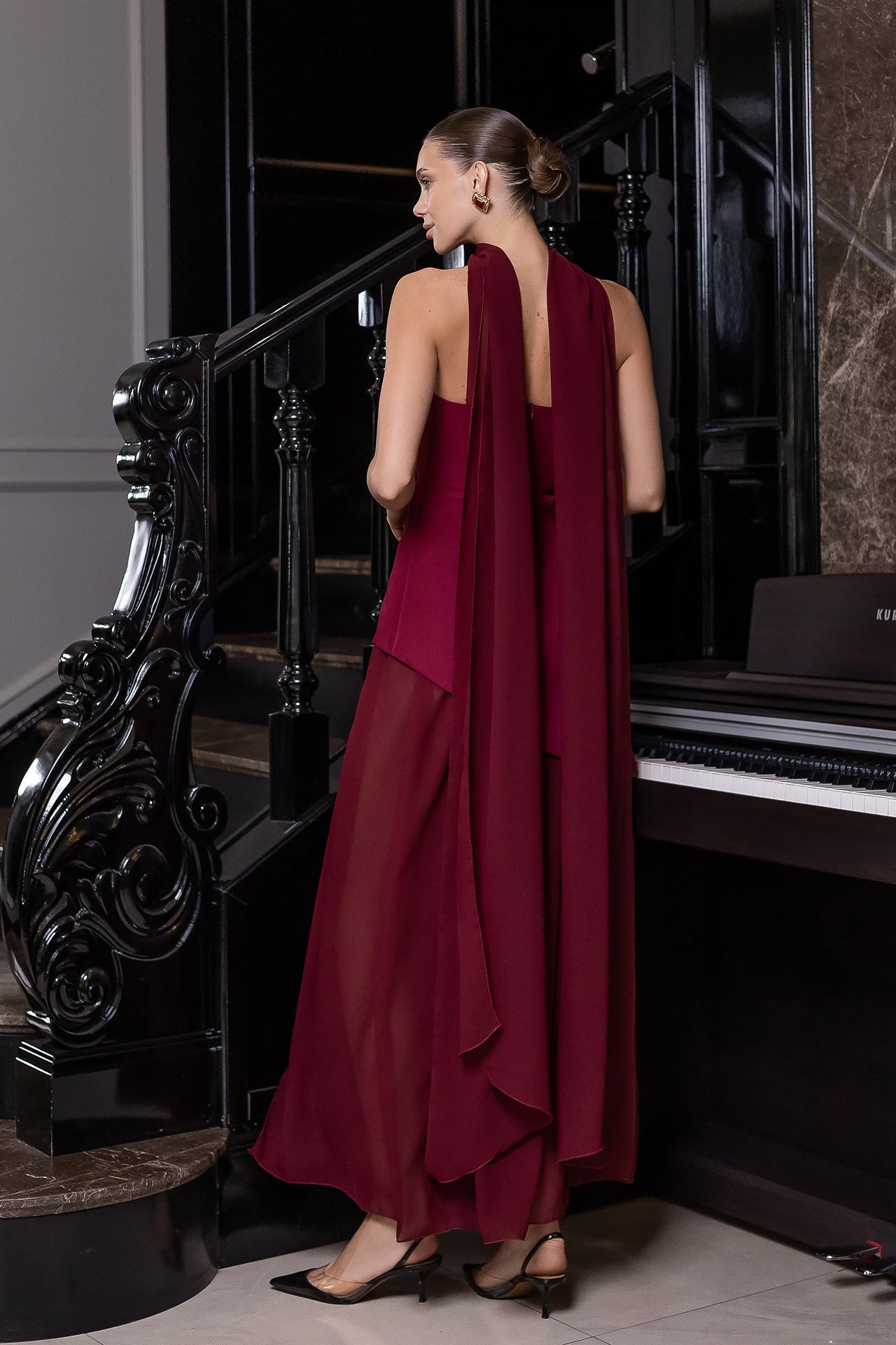Rochie Azaleea Burgundy