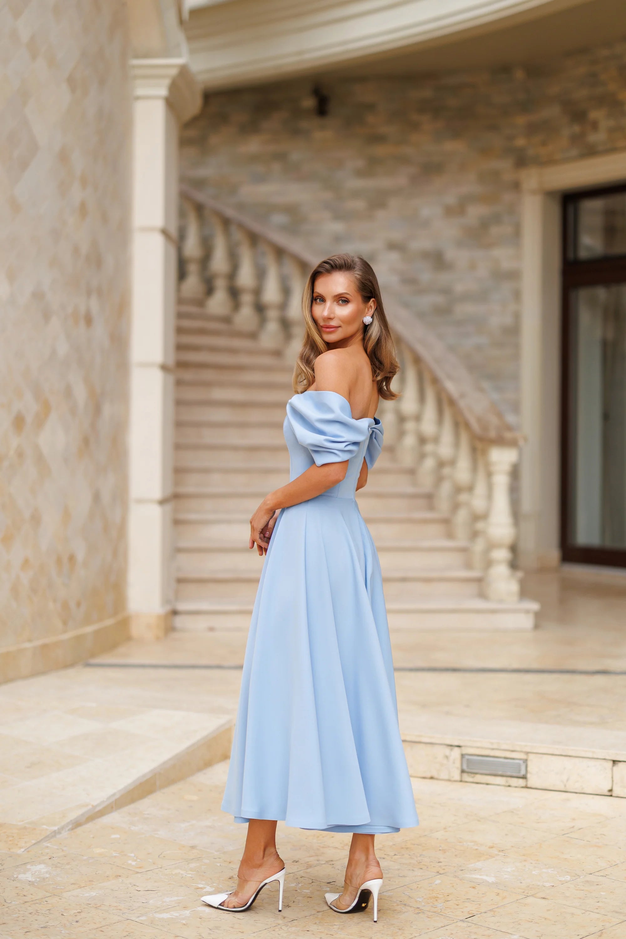 Rochie Positano Baby Blue