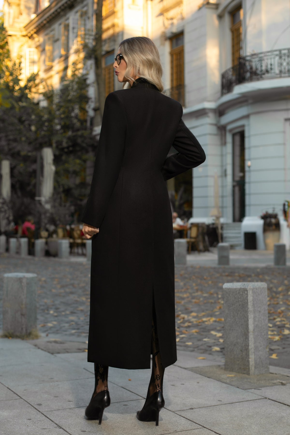 Palton Naeline Negru