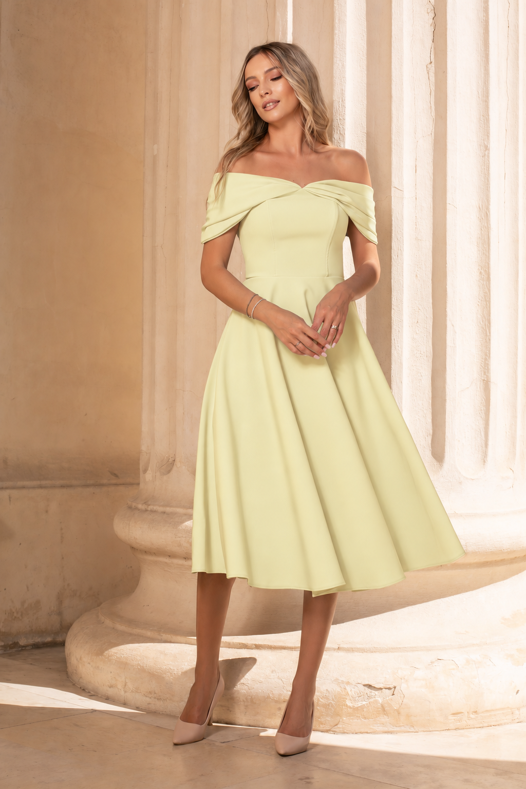 Rochie Positano Galben