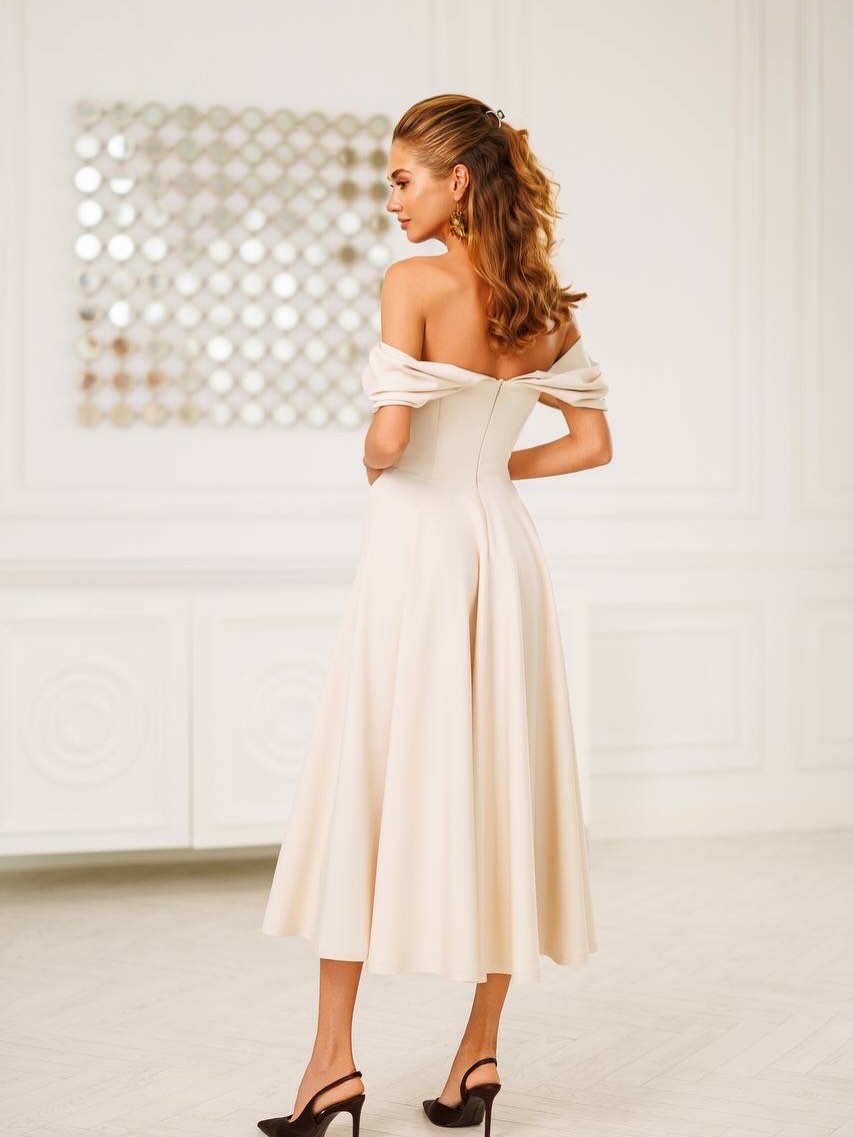 Rochie Positano Ecru