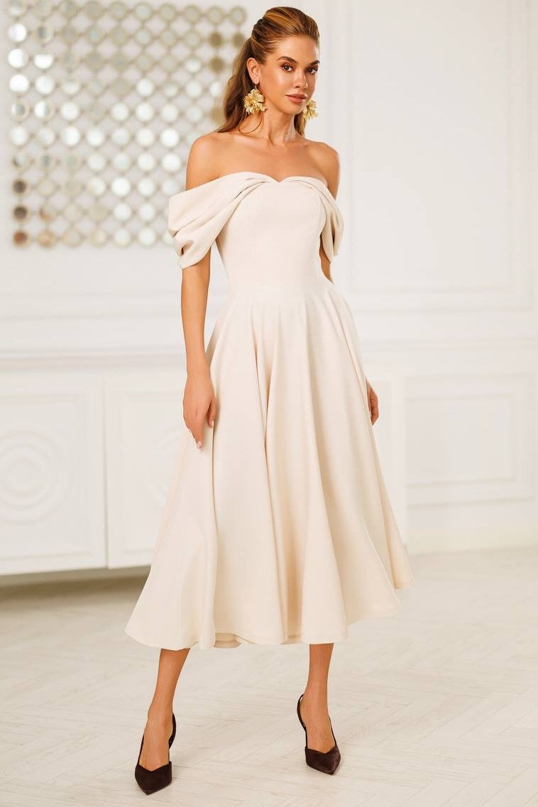 Rochie Positano Ecru