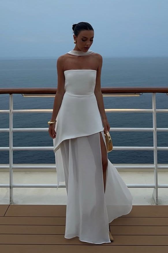 Rochie Theona Alb