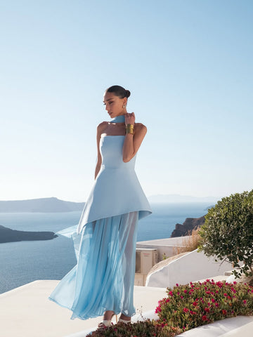 Rochie Theona Bleu