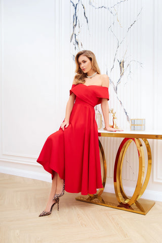 Rochie Anabelle Rosu