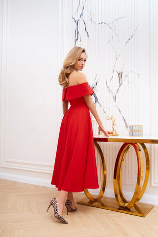 Rochie Anabelle Rosu