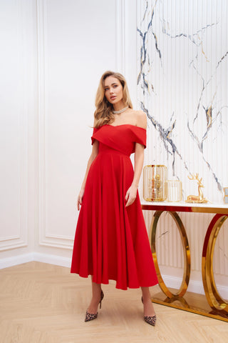 Rochie Anabelle Rosu