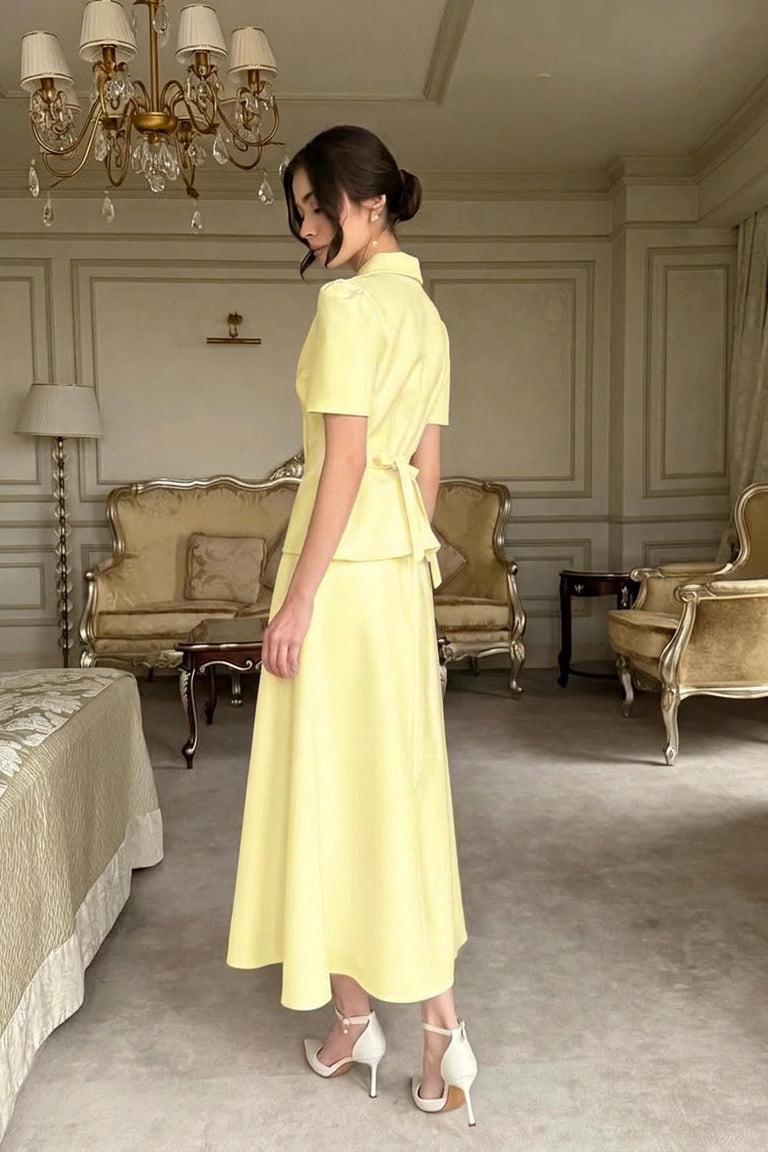 Costum Athena Baby Yellow