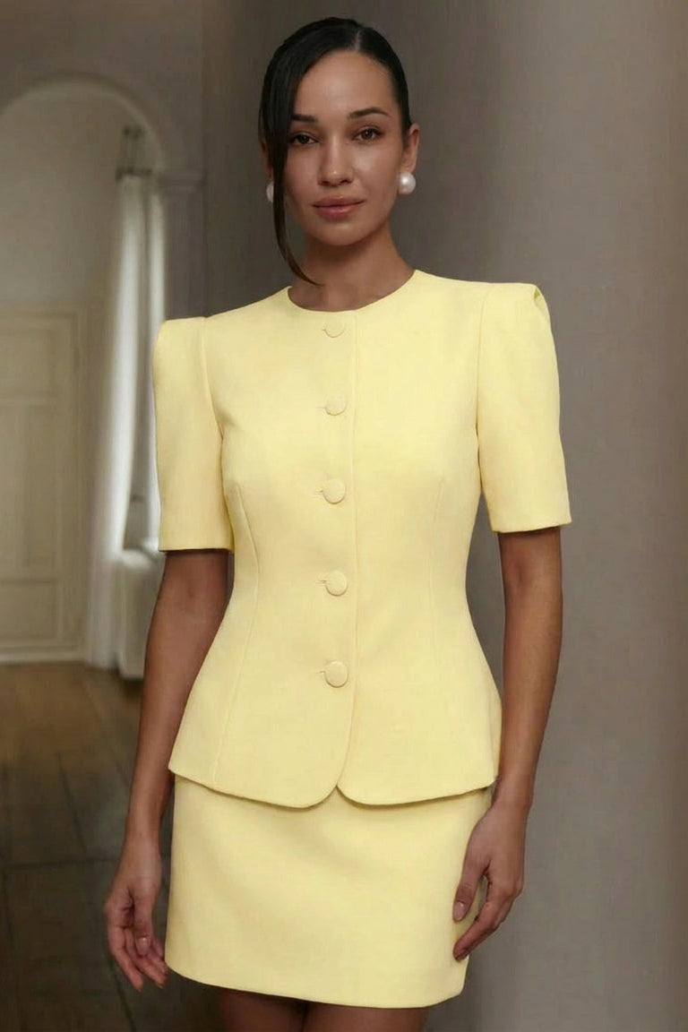 Costum Maia Baby Yellow