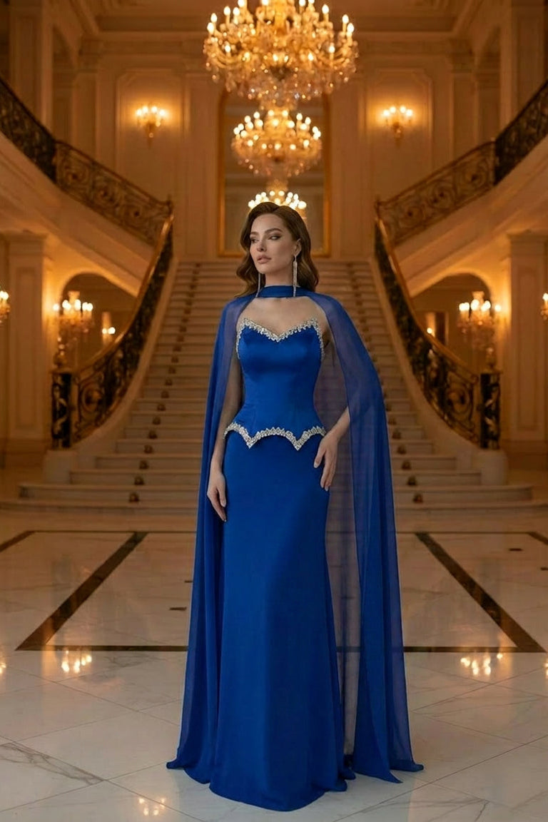 Rochie Nuage Albastru Royal