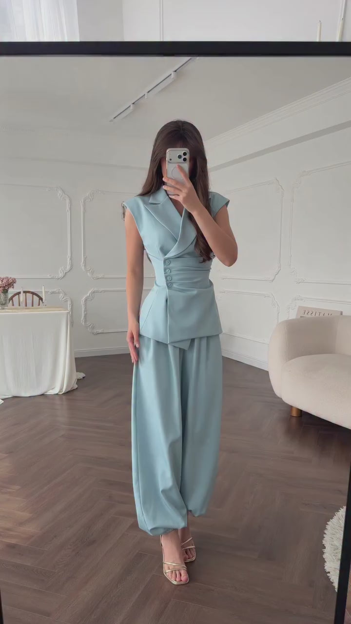 Costum Medeea Baby Blue